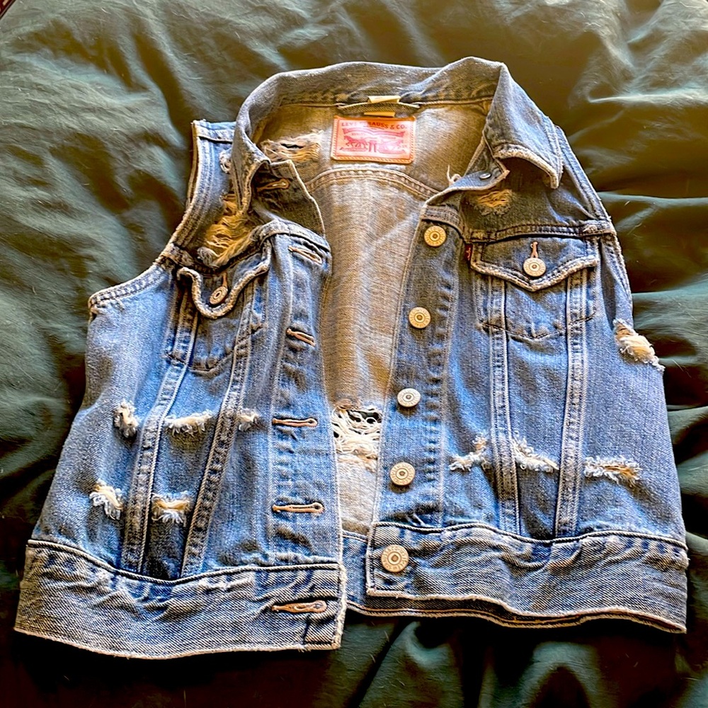 Levi denim vest